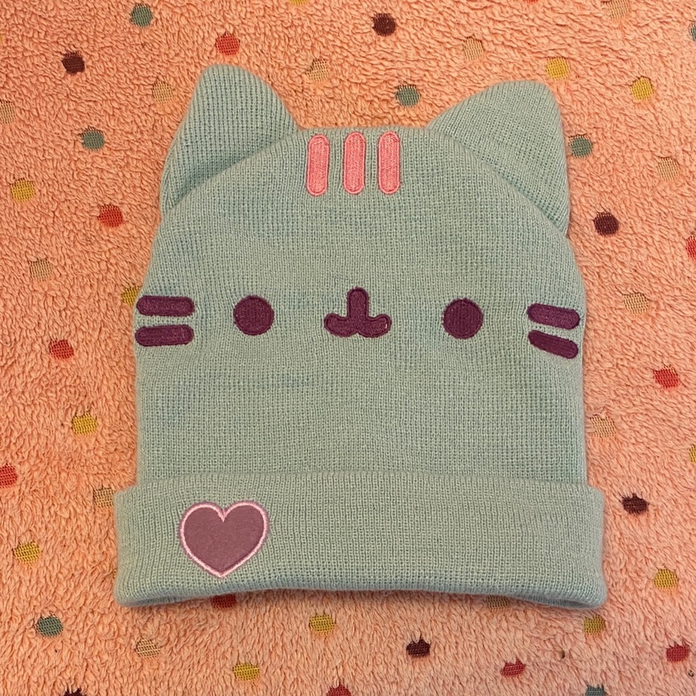 Pusheen Pastel Mint Green Beanie